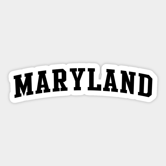 Maryland T-Shirt, Hoodie, Sweatshirt, Sticker, ... - Gift Sticker by Novel_Designs